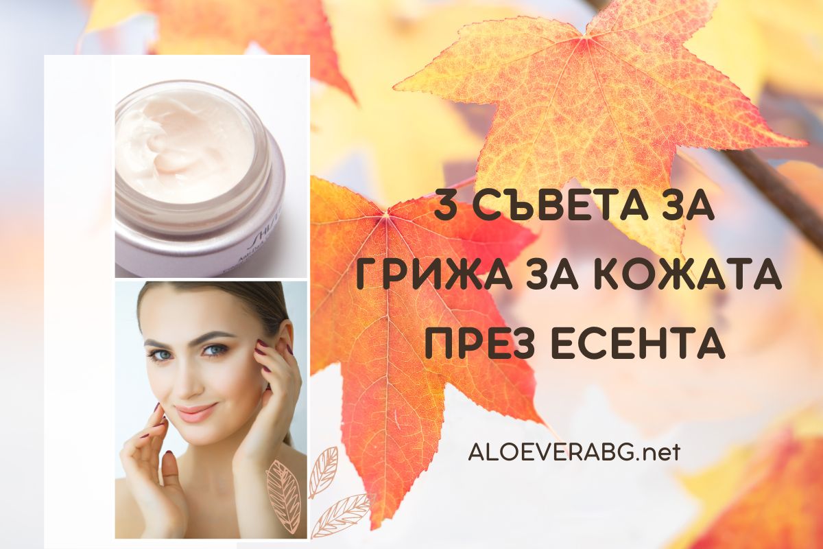 Вижте 3 Съвета за Грижа за Кожата на Лицето през Есента!