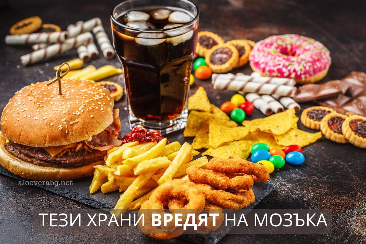 Тези храни влияят негативно на мозъка