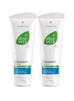Шампоан за Коса и Тяло За Вълшебно усещане за чистота Aloe Vera 2в1, Двоен комплект
