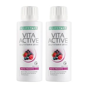 Течни Витамини за Ежедневен Прием LR Vita Active, Двоен Комплект | За деца и възрастни