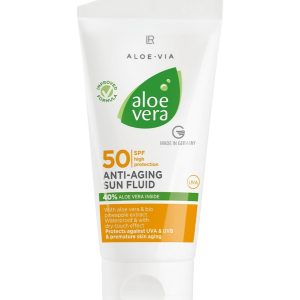Слънцезащитен Anti-aging флуид с фактор 50, Aloe Vera LR
