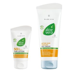 Aloe Vera Слънцезащитен комплект за Светла, Чувствителна кожа, LR