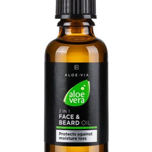 Масло за лице и брада 2в1 Aloe Vera, предпазващо кожата и брадата от дехидратация