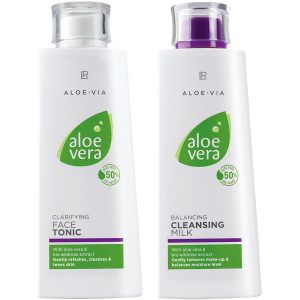 Комплект за нежно почистване на лицето Aloe Vera