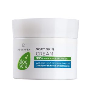 Нежен Крем за Лице и Тяло за Изтощена и Склонна към Изсушаване Кожа Soft Skin Aloe Via LR