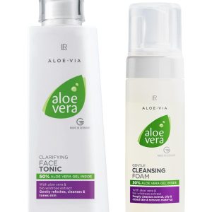 Почистващ Комплект за Лице за Свежа и Сияйна Кожа LR Aloe Vera