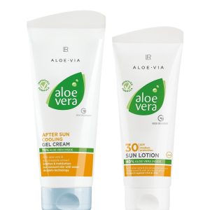 Aloe Vera Слънцезащитен Комплект за Кожа, която има Лек Тен LR